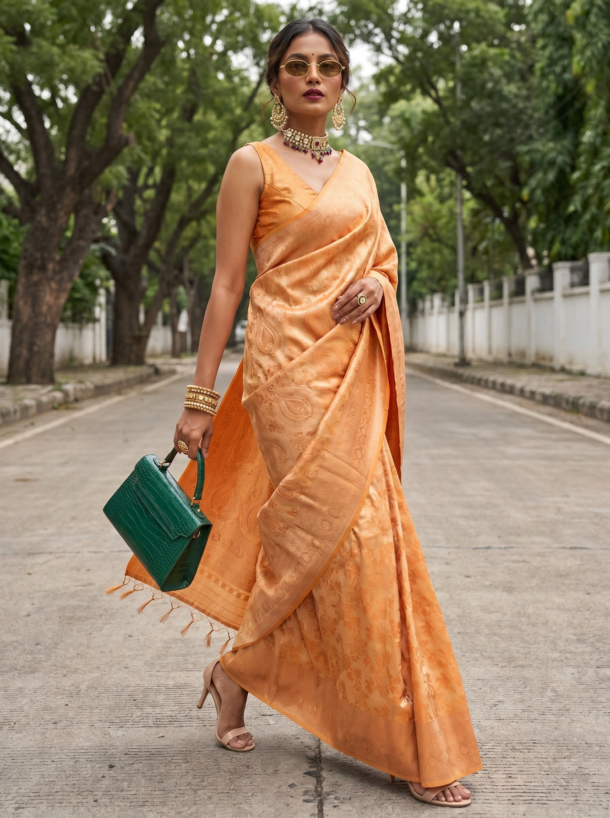 MIMOSA Saree Saree — pose 7 styling detail