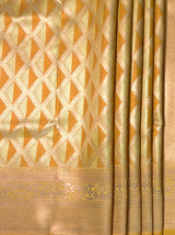 MIMOSA Mustard Kanjivaram Art Silk Saree — fleets shot full lifestyle