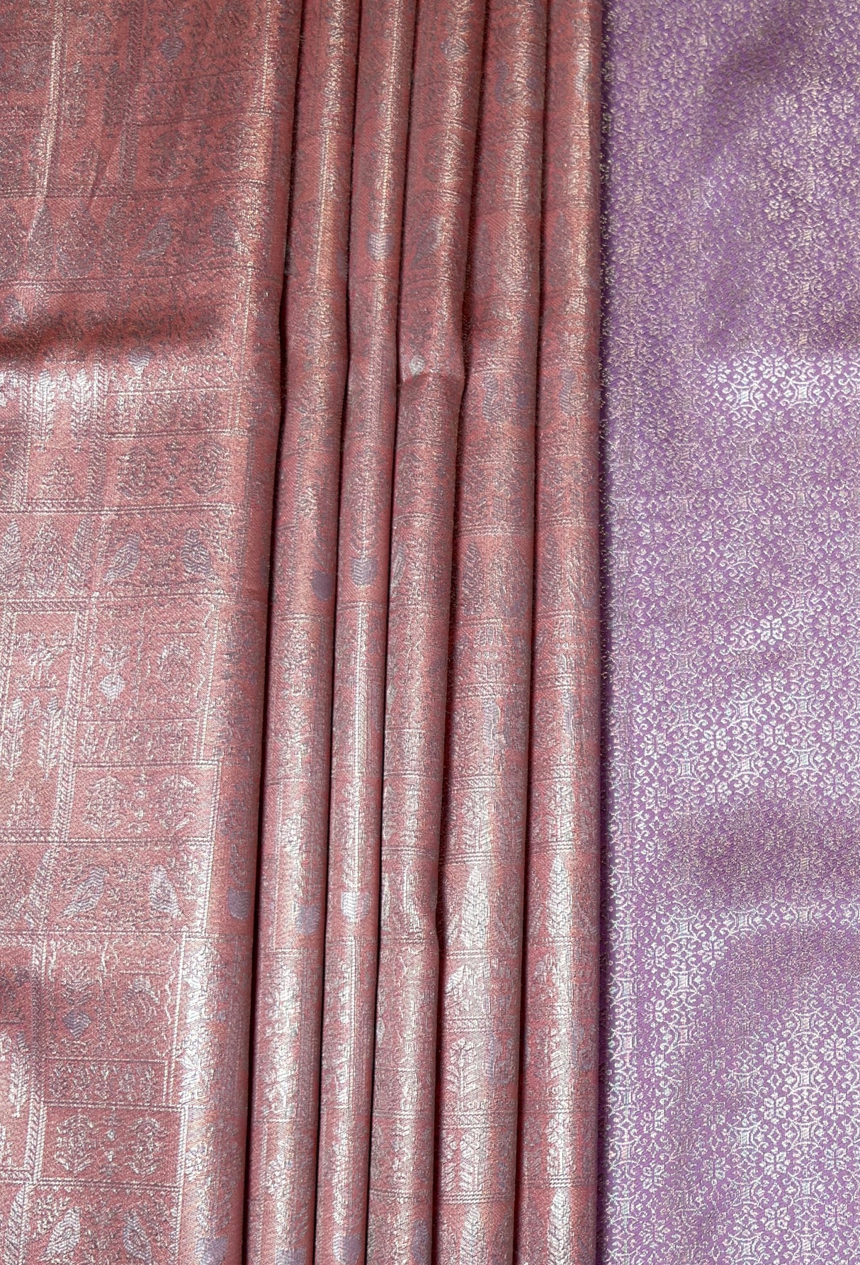 MIMOSA Pink Kanjivaram Art Silk Saree — fleets shot full lifestyle