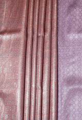 MIMOSA Pink Kanjivaram Art Silk Saree — fleets shot full lifestyle