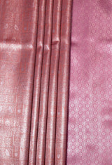 MIMOSA Strawberry Kanjivaram Art Silk Saree — fleets shot full lifestyle