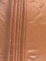 MIMOSA Peach Kanjivaram Art Silk Saree — fleets shot full lifestyle