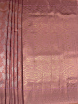 MIMOSA Pink Kanjivaram Art Silk Saree — pallu and zari work detail