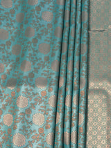MIMOSA Ananda Kanjivaram Art Silk Saree — Pallu Detail