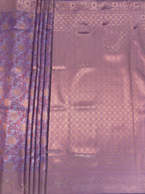 MIMOSA Violet Kanjivaram Art Silk Saree — Pallu Detail