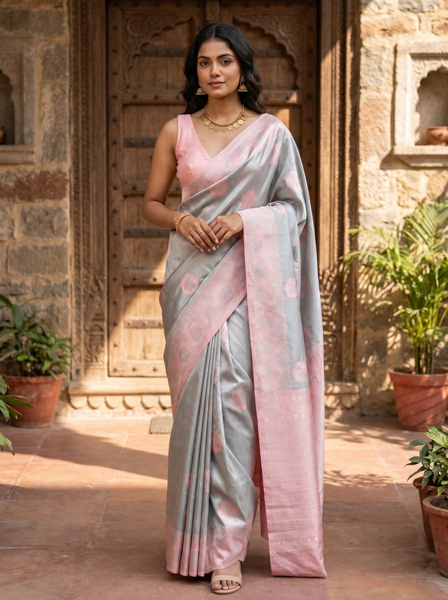 MIMOSA Saree Saree — front view on mannequin