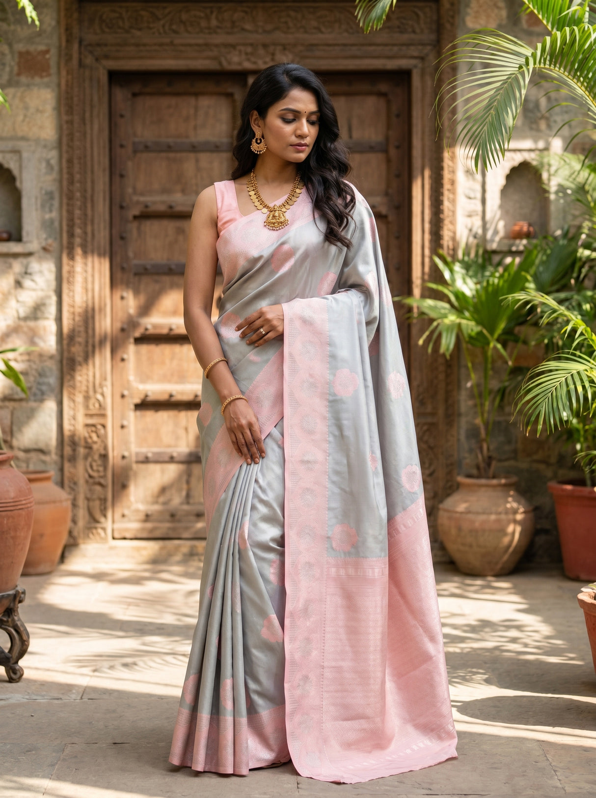 MIMOSA Saree Saree — pose 4 styling detail