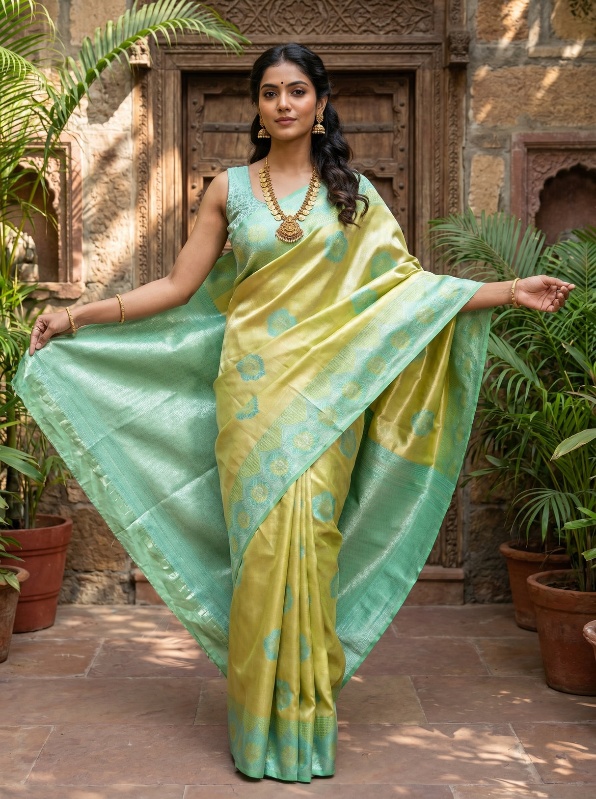 MIMOSA Saree Saree — pose 9 styling detail