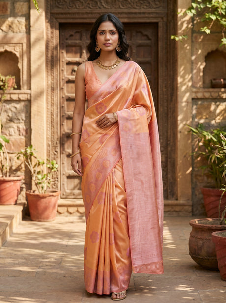MIMOSA Saree Saree — front view on mannequin