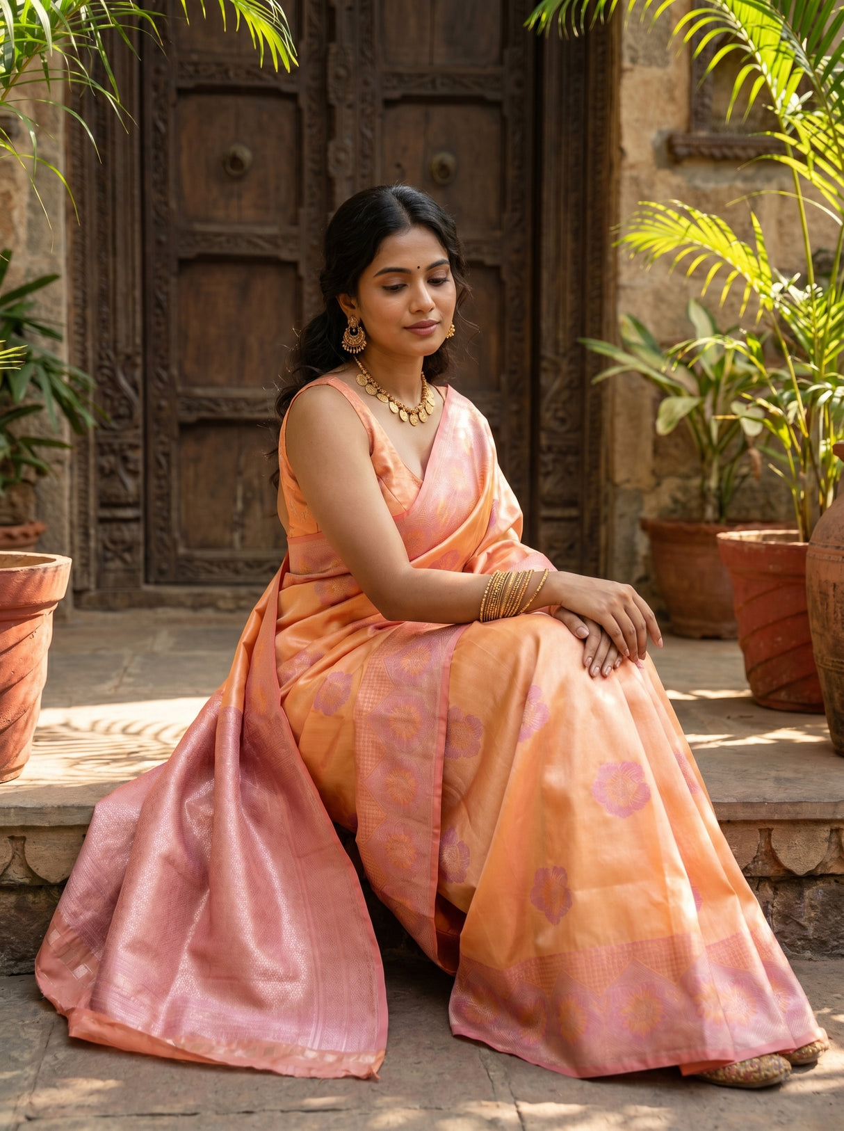 MIMOSA Saree Saree — pose 8 styling detail