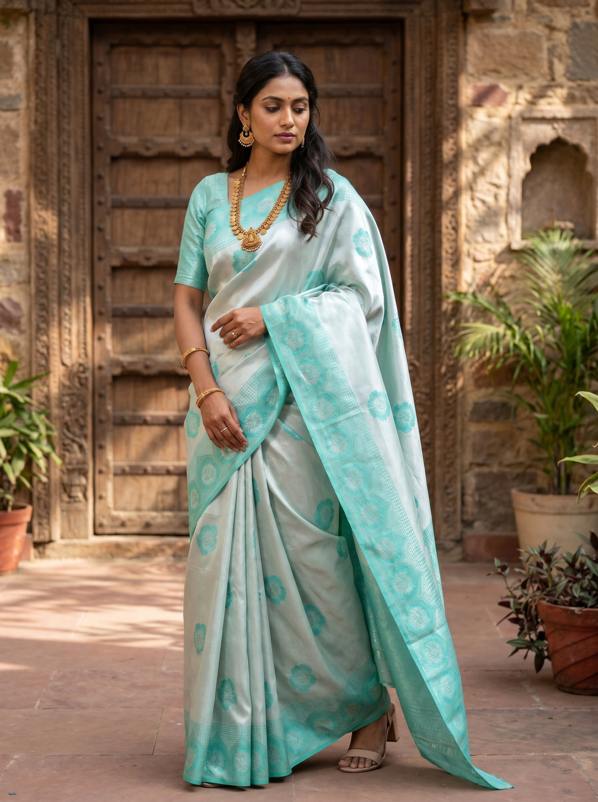 MIMOSA Saree Saree — pose 4 styling detail