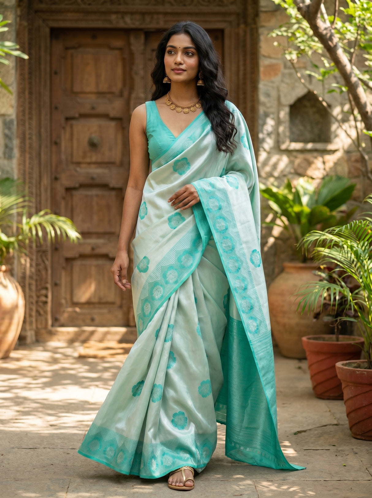 MIMOSA Saree Saree — pose 7 styling detail