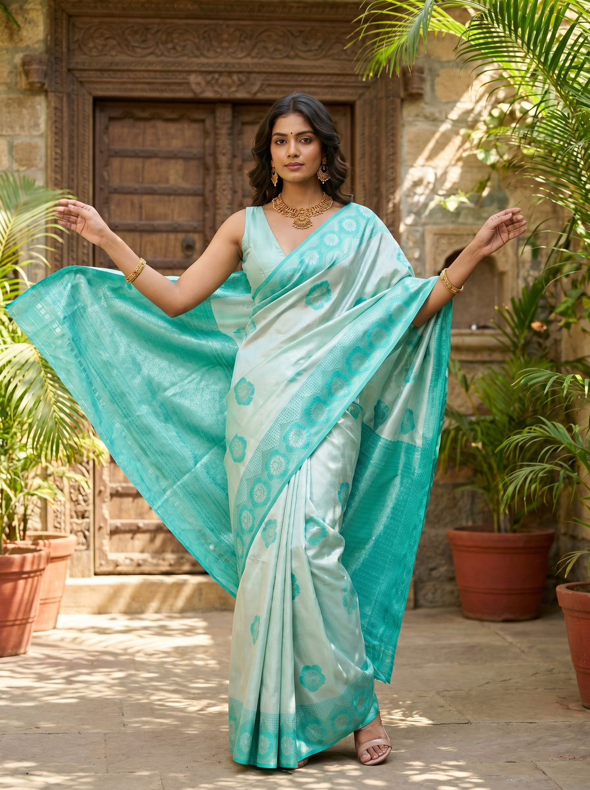 MIMOSA Saree Saree — pose 9 styling detail