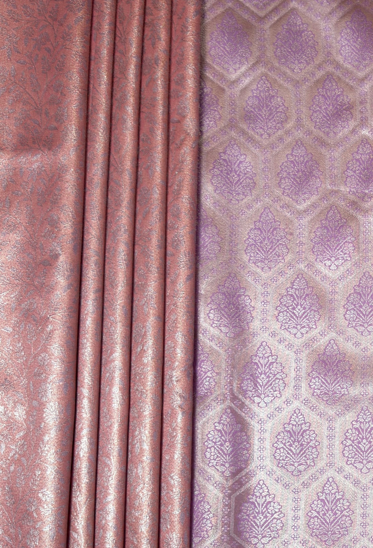 MIMOSA Pink Kanjivaram Art Silk Saree — fleets shot full lifestyle