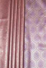 MIMOSA Pink Kanjivaram Art Silk Saree — fleets shot full lifestyle