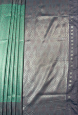 MIMOSA Rama Kanjivaram Art Silk Saree — pallu and zari work detail