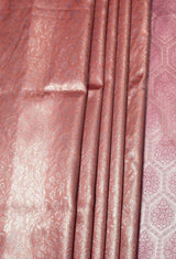 MIMOSA Strawberry Kanjivaram Art Silk Saree — fleets shot full lifestyle