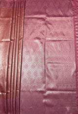 MIMOSA Strawberry Kanjivaram Art Silk Saree — pallu and zari work detail
