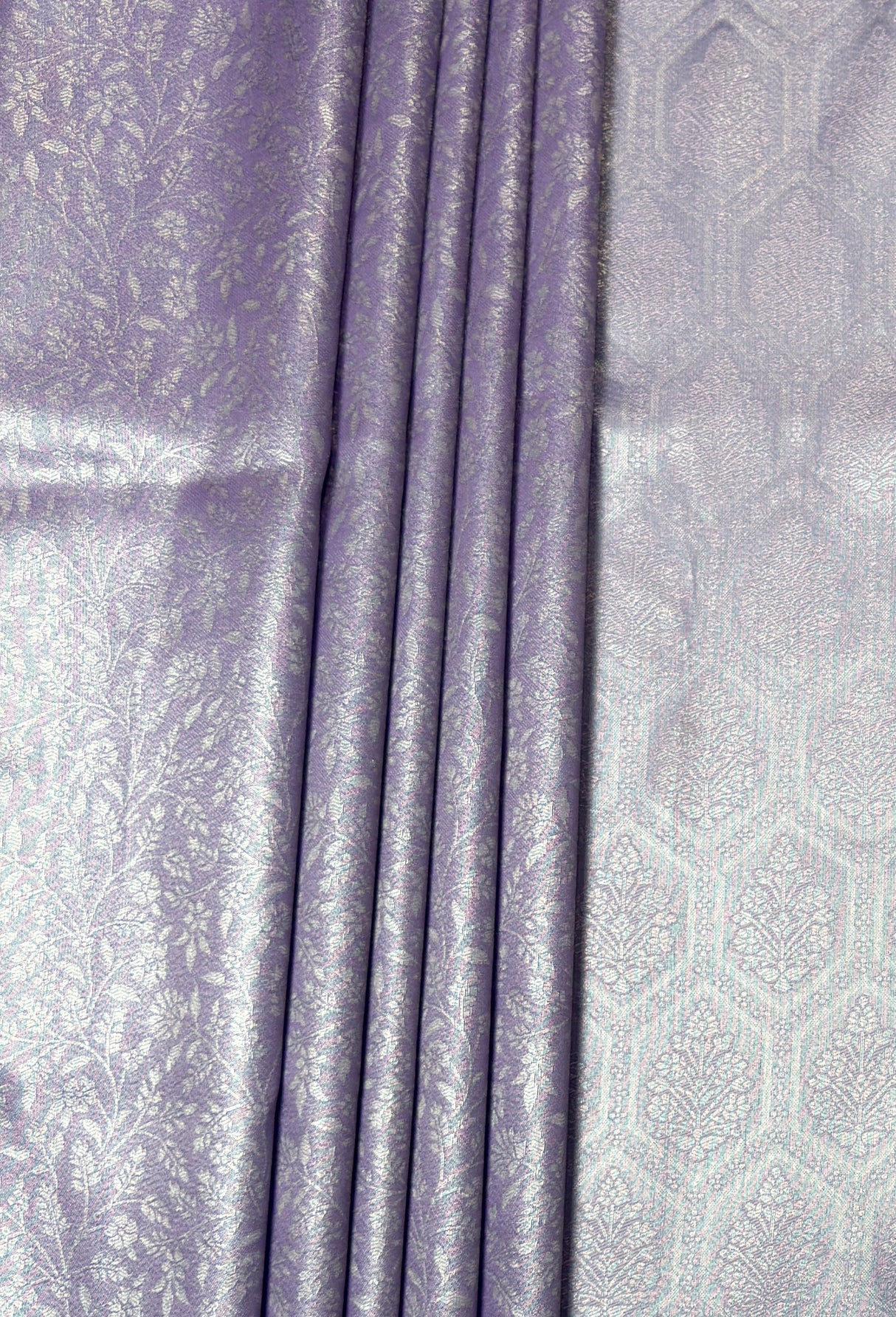 MIMOSA Violet Kanjivaram Art Silk Saree — fleets shot full lifestyle