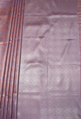 MIMOSA Pink Kanjivaram Art Silk Saree — pallu and zari work detail