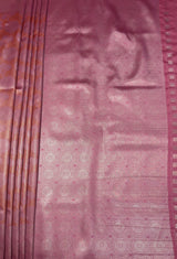 MIMOSA Strawberry Kanjivaram Art Silk Saree — pallu and zari work detail