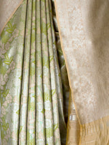 MIMOSA Olive Saree Saree — fleets shot full lifestyle