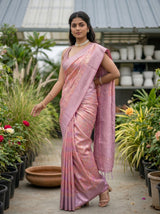 MIMOSA Pink Saree Saree — pose 5 styling detail