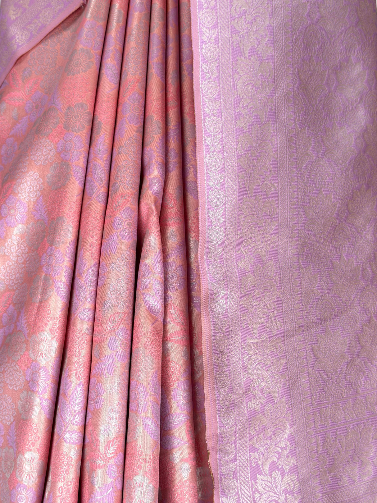 MIMOSA Pink Saree Saree — fleets shot full lifestyle