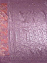 MIMOSA Pink Saree Saree — pallu and zari work detail