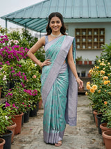 MIMOSA Rama Saree Saree — pose 4 styling detail