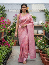 MIMOSA Strawberry Saree Saree — pose 6 styling detail