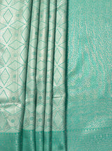 MIMOSA Rama Kanjivaram Art Silk Saree — fleets shot full lifestyle