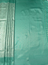 MIMOSA Rama Kanjivaram Art Silk Saree — pallu and zari work detail