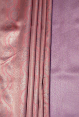 MIMOSA Pink Kanjivaram Art Silk Saree — fleets shot full lifestyle