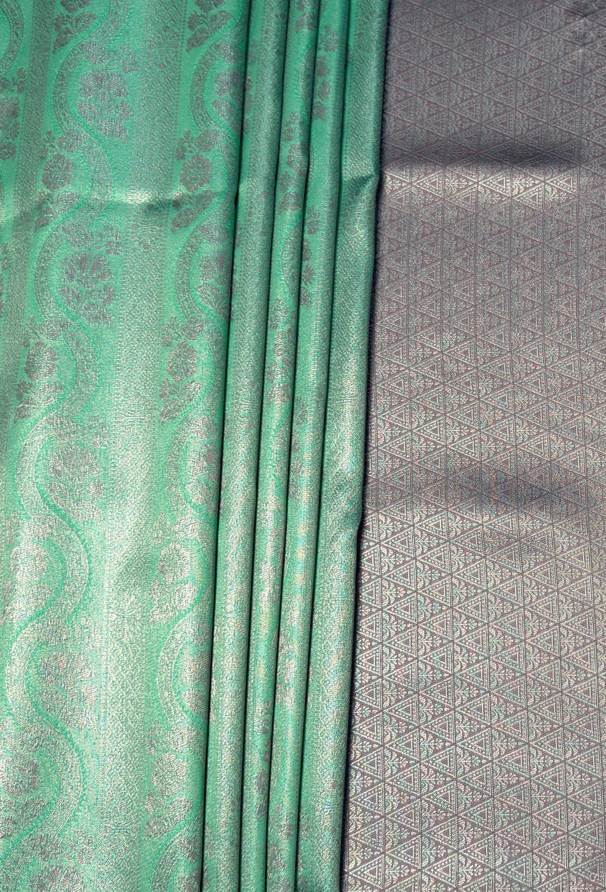 MIMOSA Rama Kanjivaram Art Silk Saree — fleets shot full lifestyle
