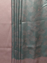 MIMOSA Grey Kanjivaram Art Silk Saree — fleets shot full lifestyle