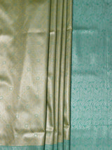 MIMOSA Olive Kanjivaram Art Silk Saree — fleets shot full lifestyle