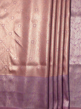 MIMOSA Pink Kanjivaram Art Silk Saree — fleets shot full lifestyle