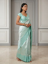 MIMOSA Rama Kanjivaram Art Silk Saree — pose 7 styling detail