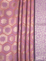 MIMOSA Pink Kanjivaram Art Silk Saree — fleets shot full lifestyle