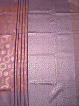 MIMOSA Pink Kanjivaram Art Silk Saree — pallu and zari work detail