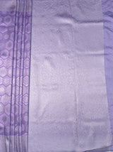 MIMOSA Violet Kanjivaram Art Silk Saree — pallu and zari work detail