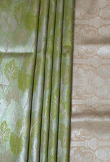 MIMOSA Olive Kanjivaram Art Silk Saree — fleets shot full lifestyle