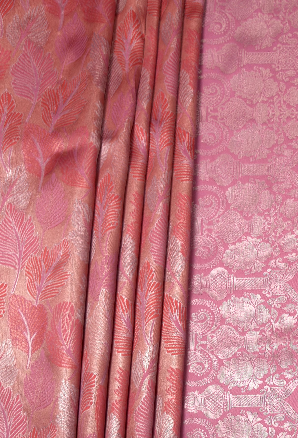 MIMOSA Strawberry Kanjivaram Art Silk Saree — fleets shot full lifestyle