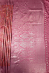MIMOSA Strawberry Kanjivaram Art Silk Saree — pallu and zari work detail