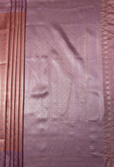 MIMOSA Pink Kanjivaram Art Silk Saree — pallu and zari work detail