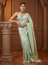 MIMOSA Liril Kanjivaram Art Silk Saree — Border Detail
