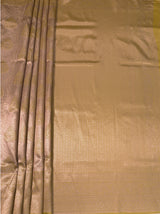 MIMOSA Mustard Kanjivaram Art Silk Saree — pallu and zari work detail