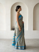 MIMOSA Ananda Banarasi Art Silk Saree — Blouse Fabric Detail