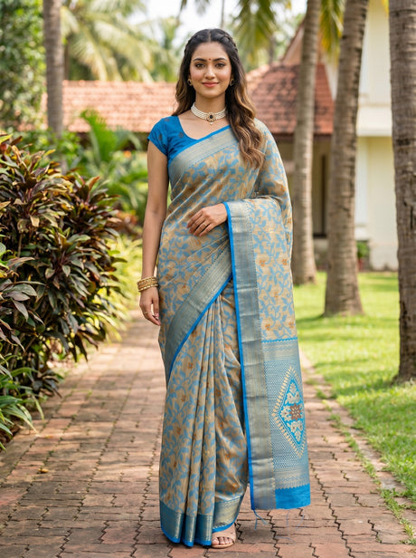 MIMOSA Saree Saree — front view on mannequin